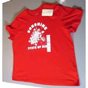 Universal Thread Boys Graphic T‑Shirt Red Sunshine State of Mind Size Medium